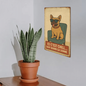 Plaque métal - Chill