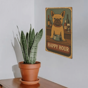 Plaque métal - Happy Hour