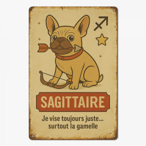 Plaque métal - Sagittaire