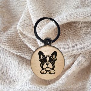 Porte clé bouledogue français