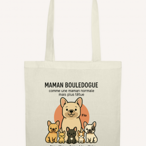 Tote Bag - Maman bouledogue