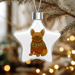 Boule de Noël forme étoile - Pull