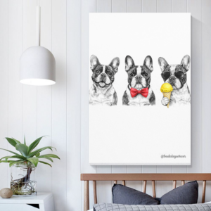 Affiche/Toile Trio Gourmand