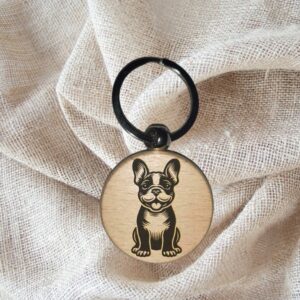 Porte-clé bouledogue