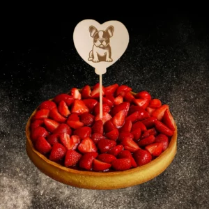 Décoration de gâteau gravée