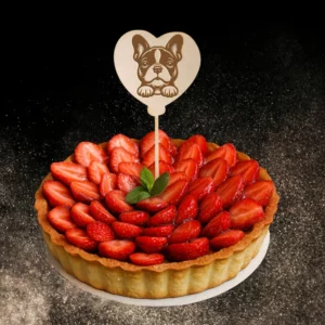 Décoration de gâteau gravée