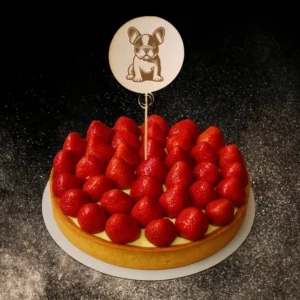 Décoration de gâteau gravée