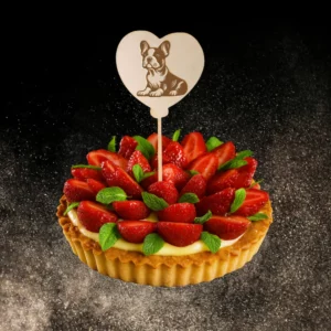 Décoration de gâteau gravée