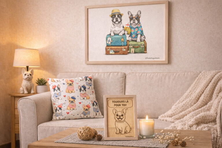 Comment décorer sa maison quand on est fan de bouledogue français ?