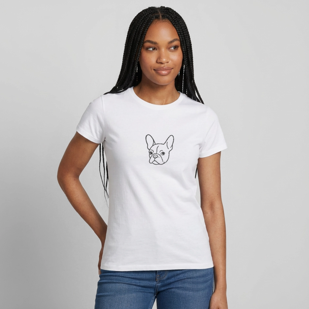 T-shirt Bouledogue Minimaliste