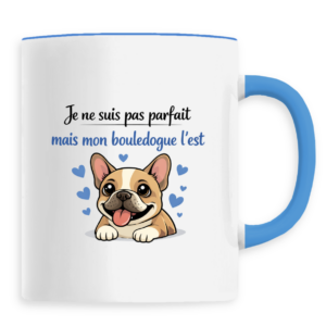 Mug "Je ne suis pas parfait mais mon bouledogue l'est"