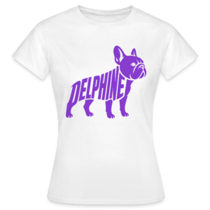 T-shirt Femme prénom violet