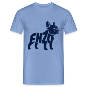T-shirt Homme prénom bleu