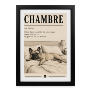 Affiche définition — CHAMBRE