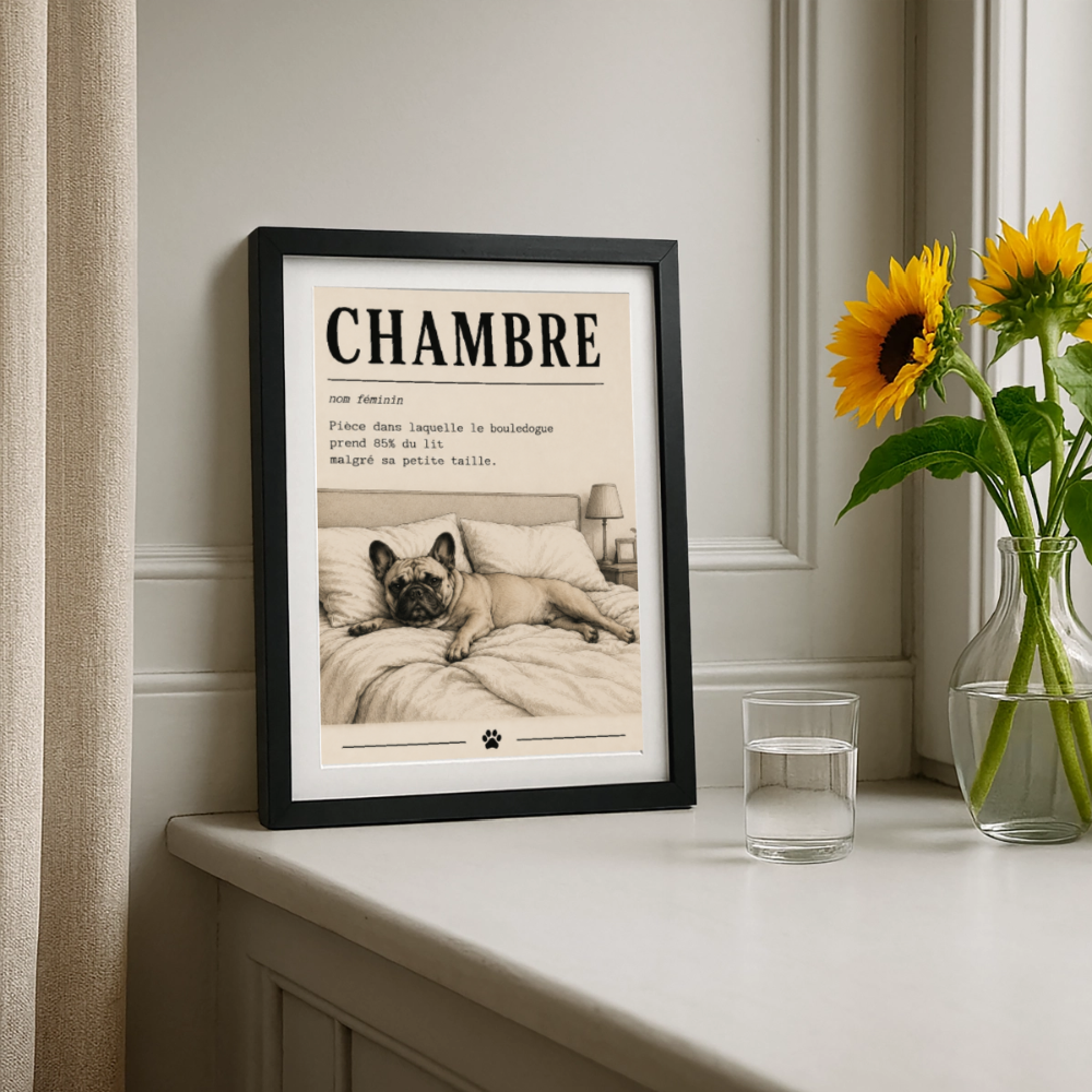 Affiche définition — CHAMBRE