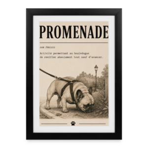 Affiche définition — PROMENADE