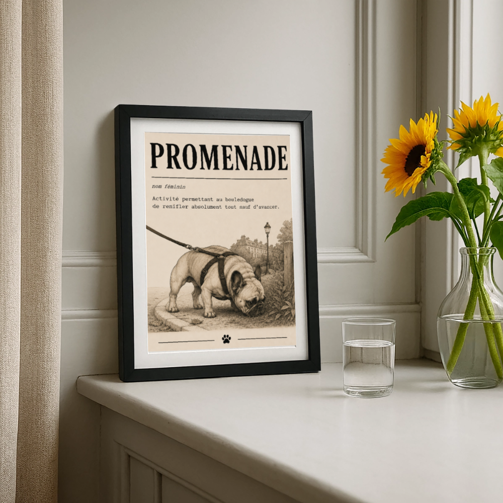 Affiche définition — PROMENADE