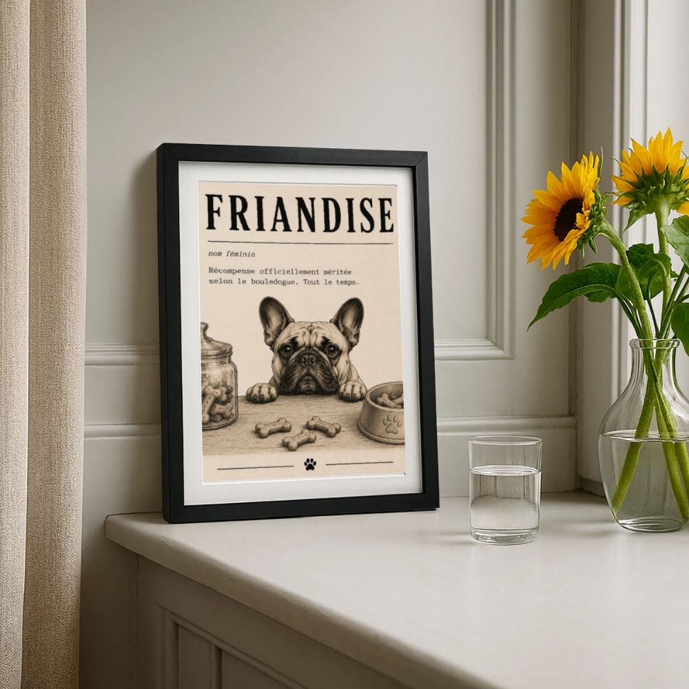 Affiche définition — FRIANDISE
