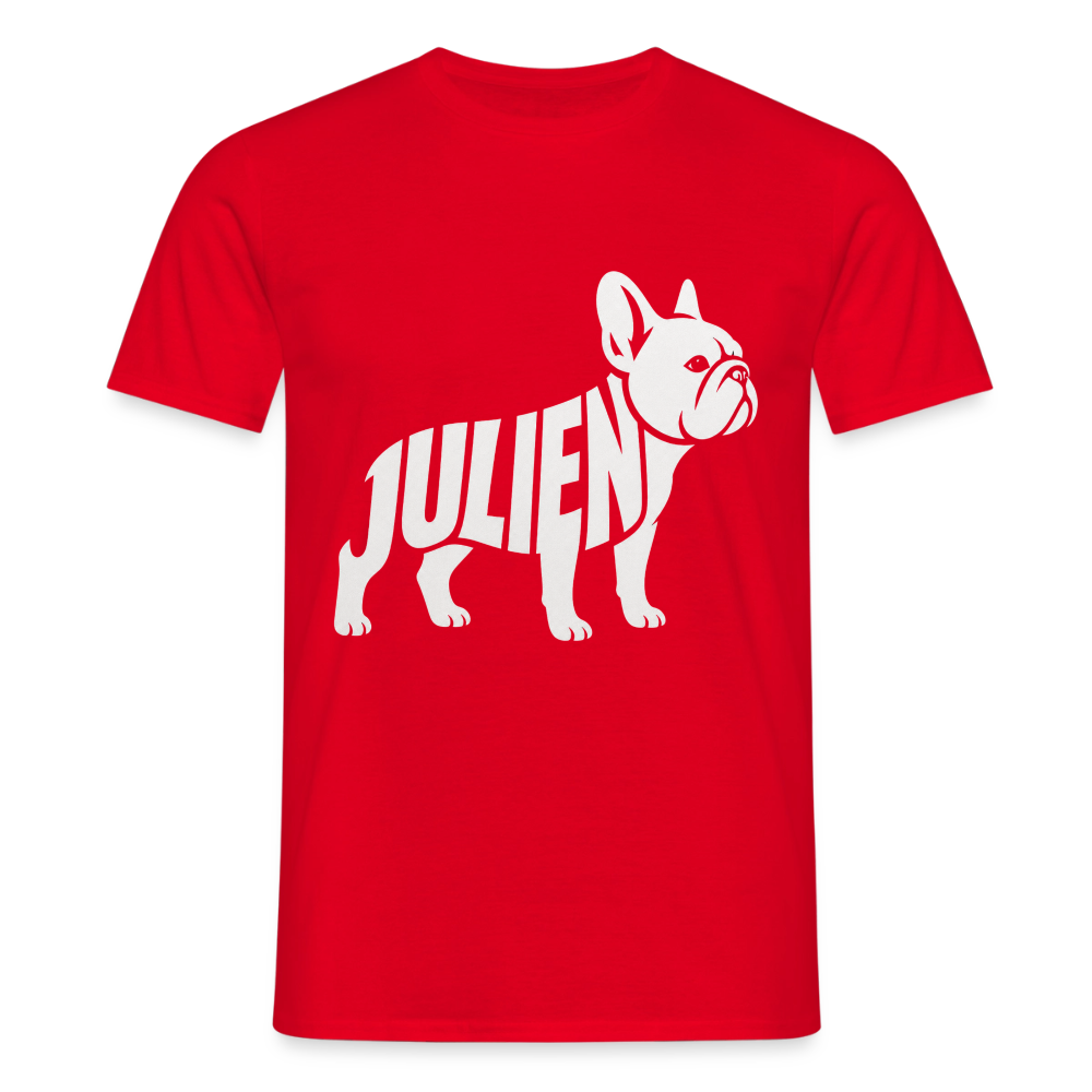 T-shirt Homme prénom blanc – Image 3