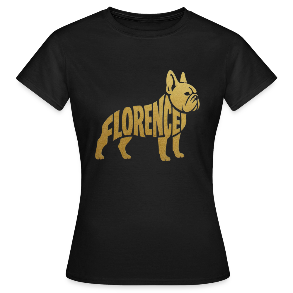 T-shirt Femme prénom or