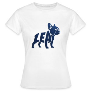 T-shirt Femme prénom bleu