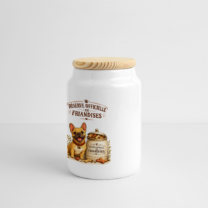 Boîte à biscuits avec couvercle en bois