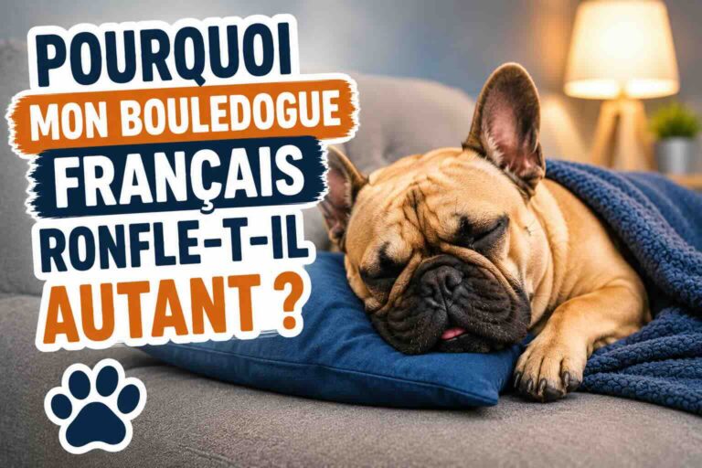 Pourquoi mon bouledogue français ronfle-t-il autant ?