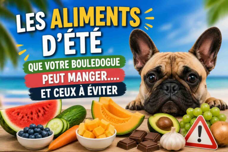 Les aliments d&rsquo;été que votre bouledogue peut manger… et ceux à éviter