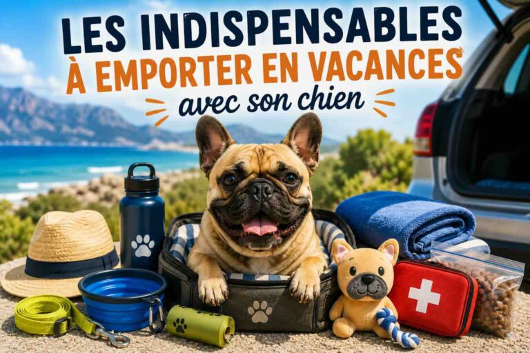 Les indispensables à emporter en vacances avec son chien