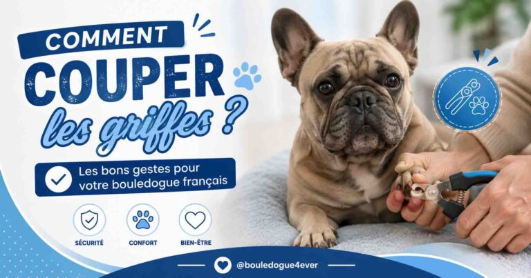 Comment couper les griffes de son bouledogue français ?