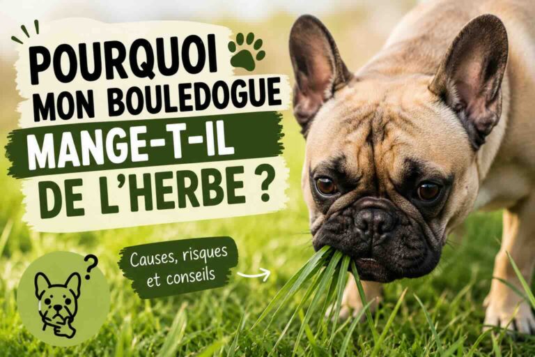 Pourquoi mon bouledogue français mange-t-il de l&rsquo;herbe ?