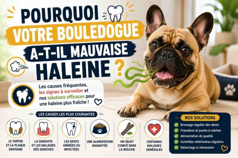 Pourquoi votre bouledogue a-t-il mauvaise haleine ?