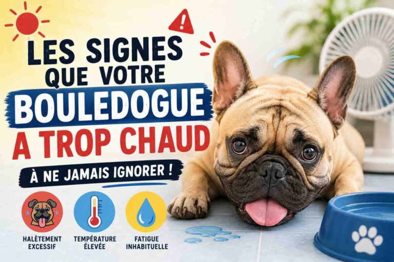 Les signes que votre bouledogue a trop chaud : les symptômes à ne jamais ignorer