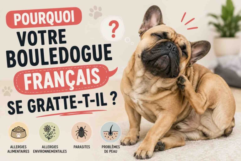 Pourquoi votre bouledogue français se gratte-t-il ?