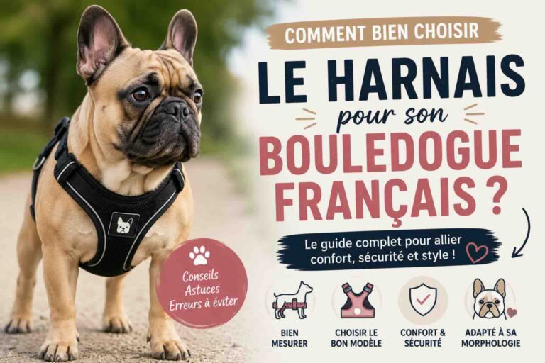 Comment bien choisir le harnais de son bouledogue français ?