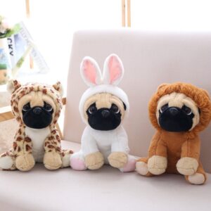 Peluche Bouledogue Français déguisé – Plusieurs modèles au choix