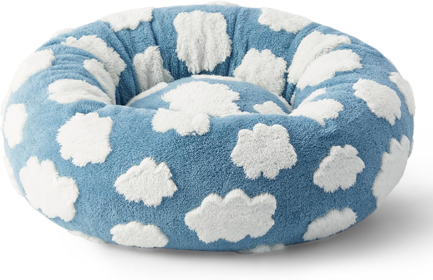Panier cocooning ultra doux pour bouledogue français