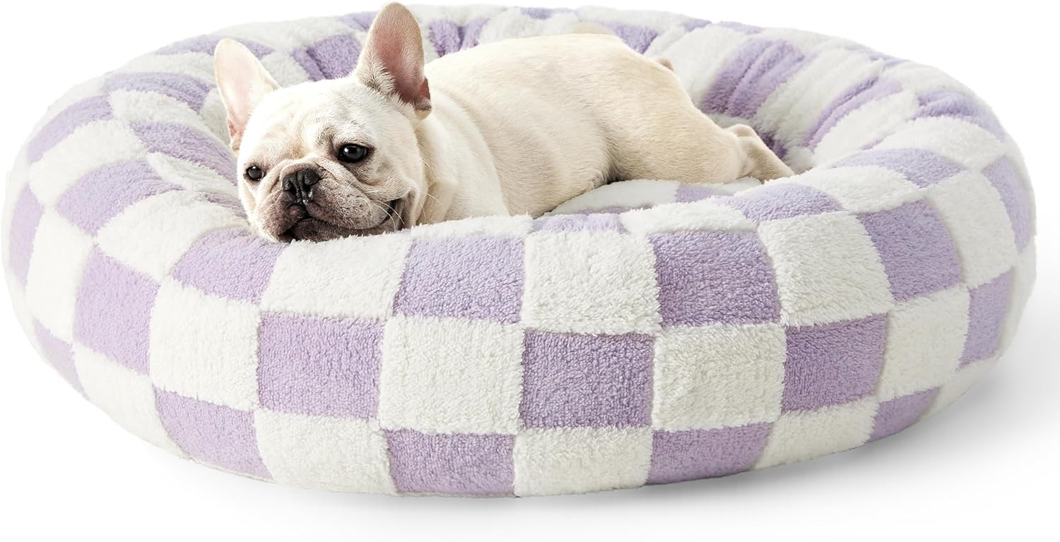 Panier cocooning ultra doux pour bouledogue français – Image 4