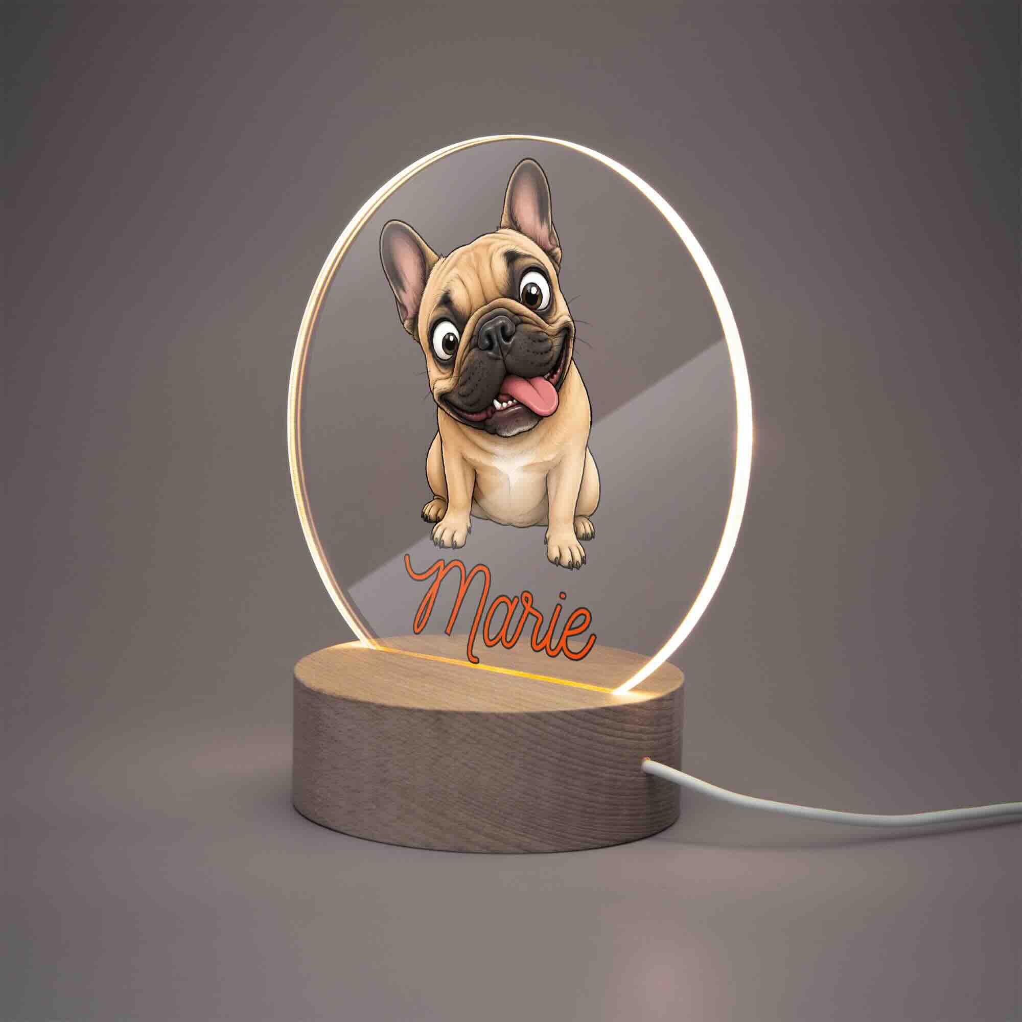 Lampe personnalisée Bouledogue Français