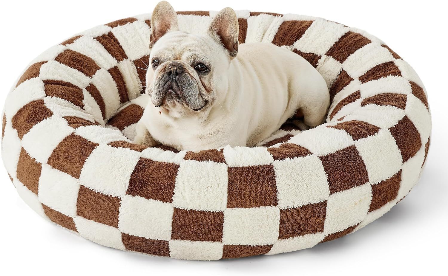 Panier cocooning ultra doux pour bouledogue français – Image 5