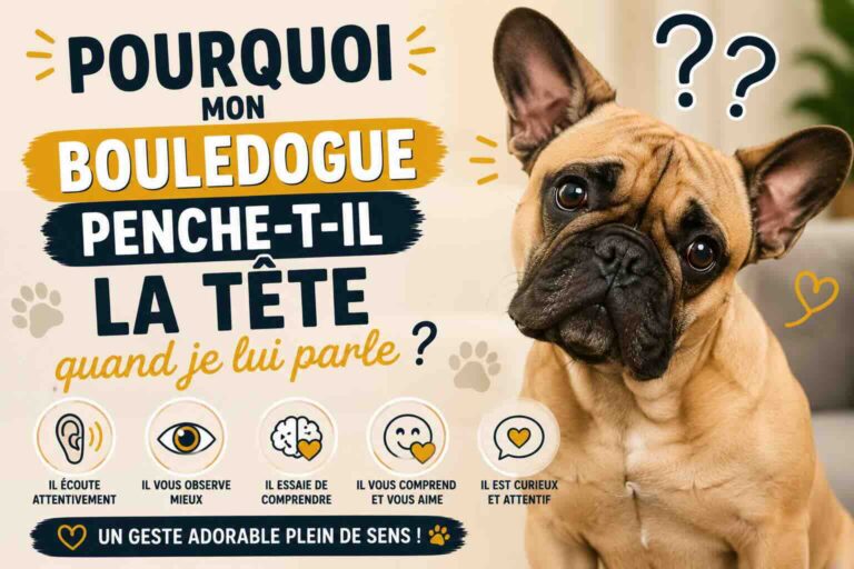 Pourquoi votre bouledogue penche-t-il la tête quand vous lui parlez ?