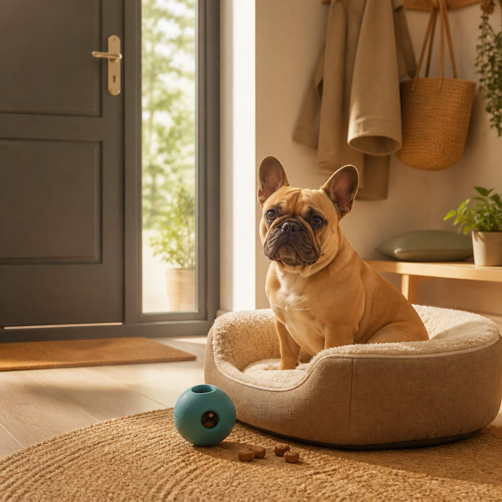Comment habituer son bouledogue français à rester seul progressivement ?