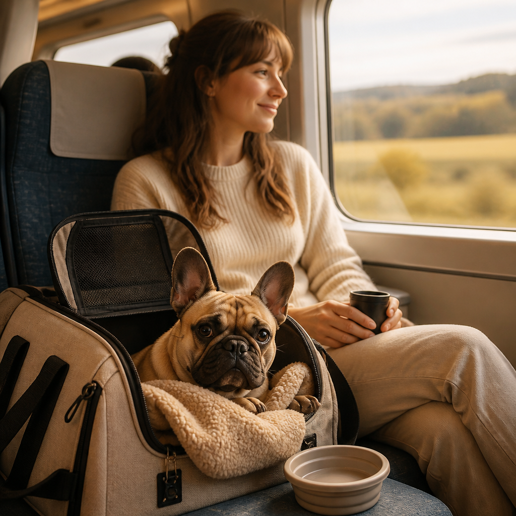 Voyager en train avec son bouledogue français : conseils pour un trajet serein